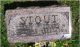 Henry Stout and Ellen Wurm Gravestone